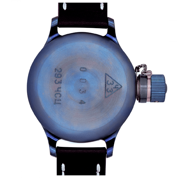 Zirconium Dive Watch 293 53mm Mokume Sapphire from Zlatoust Watch Factory